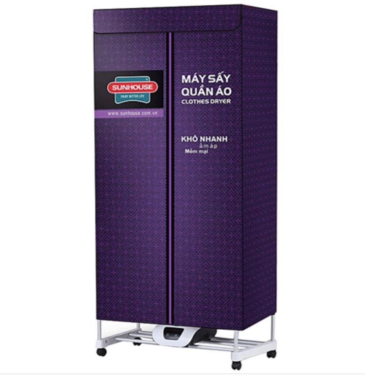 Máy sấy quần áo Sunhouse SHD2707 – mẫu tủ sấy quần áo có điều khiển cỡ lớn mới nhất