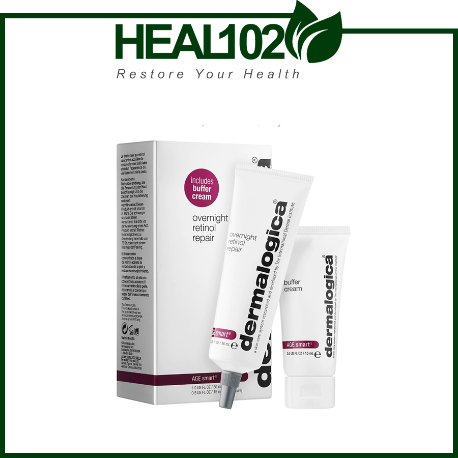 Dermalogica Overnight Retinol Repair 0.5% Fullbox – Tái tạo da, tăng độ đàn hồi, ngăn ngừa lão hóa - HEAL102