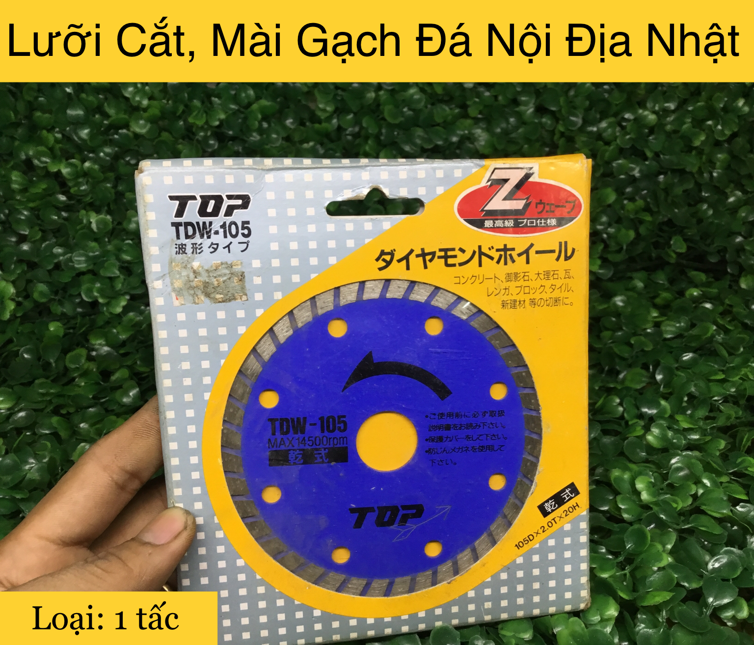 Lưỡi Cắt Mài Gạch Đá Nội Địa Nhật