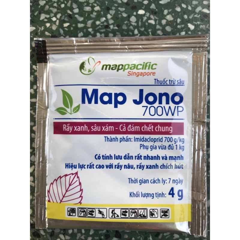 Combo 10 gói - Map JONO TRỪ rầy, bọ chích hút, sâu xanh cho hoa hồng, hoa mai & cây cảnh (4g)