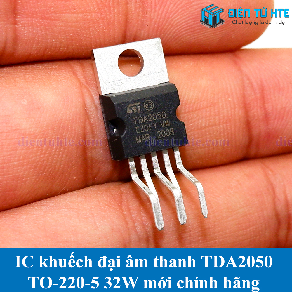 Ic khuếch đại âm thanh tda2050 to-220-5 32w mới
