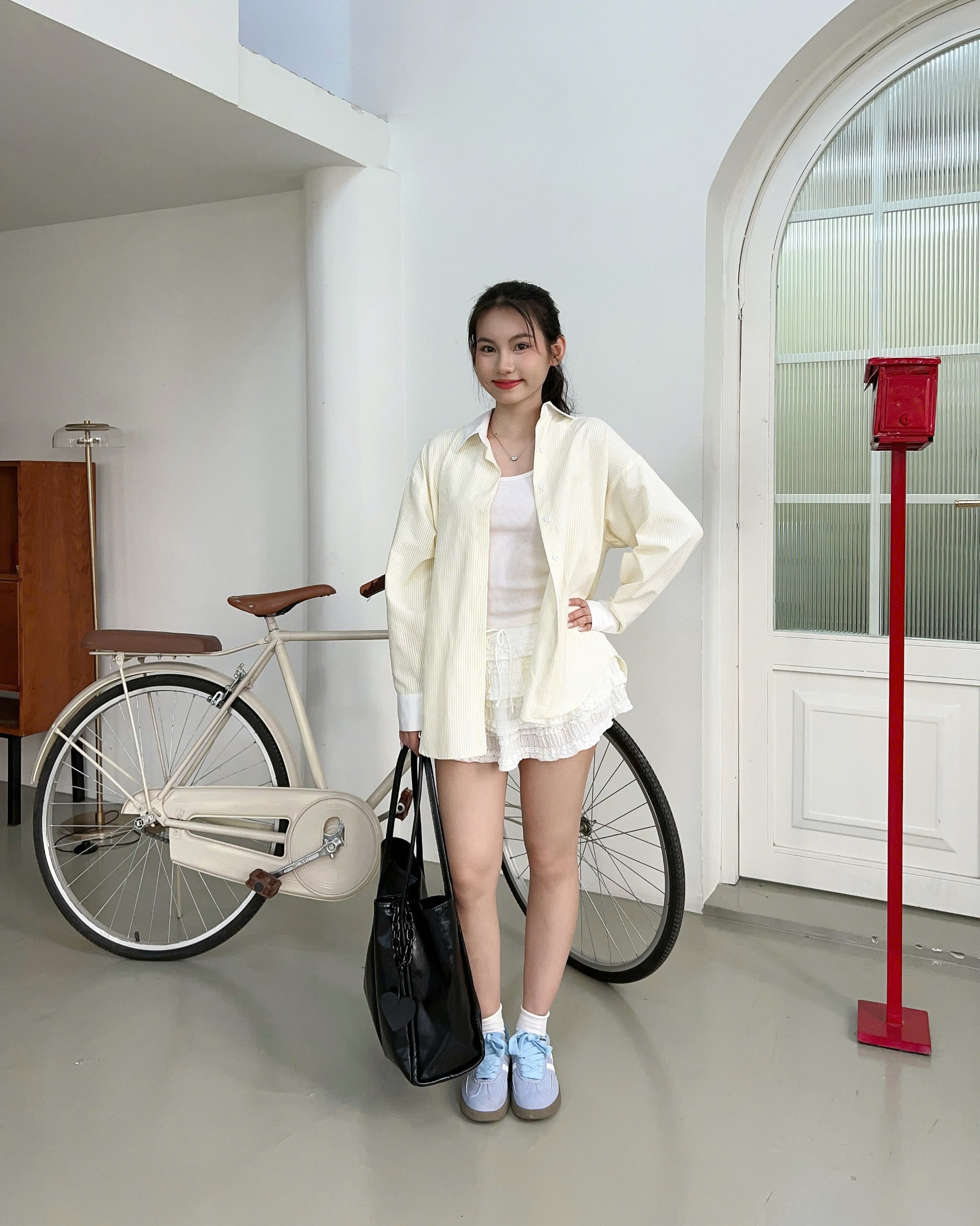 Áo Sơ Mi Tay Dài Kẻ Sọc Oxford Dáng Oversize Summer Striped Shirt | RIZZAN SHIRT | SECODEE