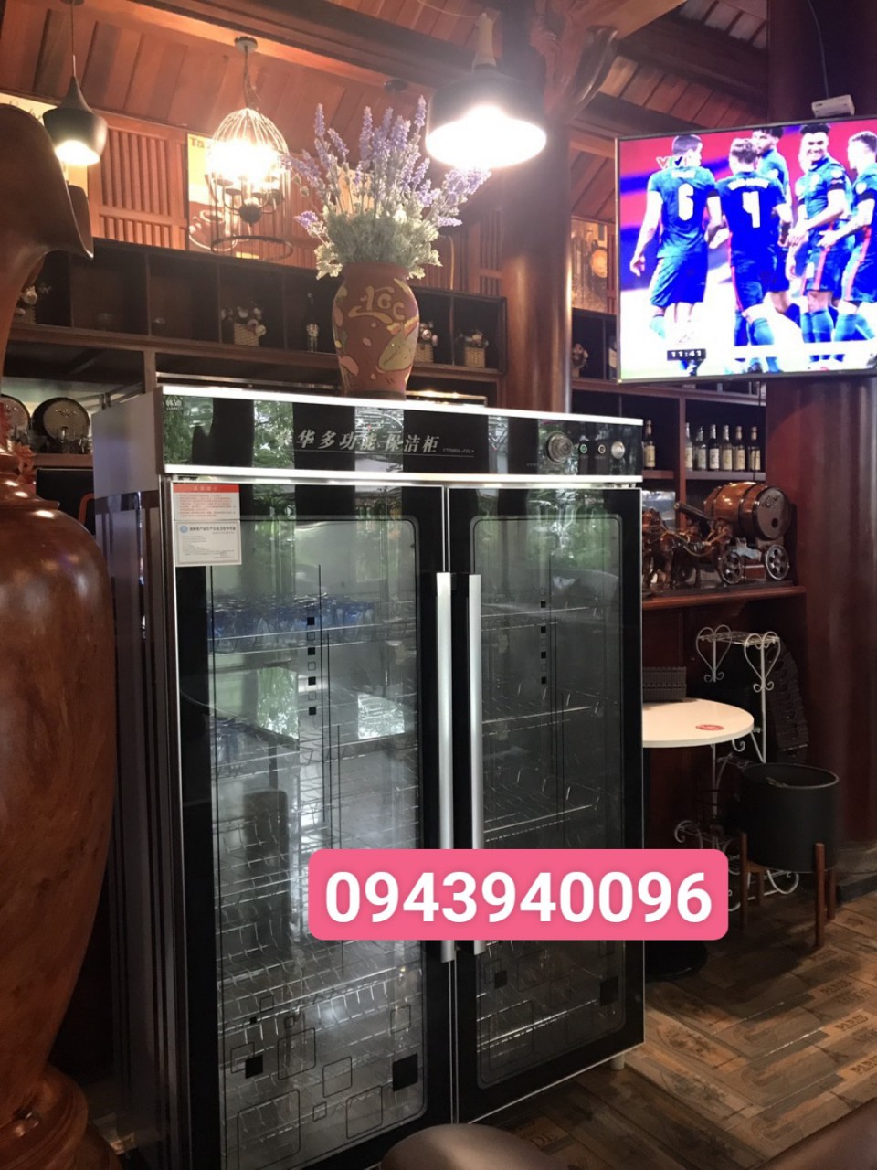 Tủ sấy chén bát-Tủ sấy chén bát 2 cửa HANDI dung tích 960 lít -màu đen thiết kế đẹp sang trọng,bảo hành 1 năm(hàng có sẵn)