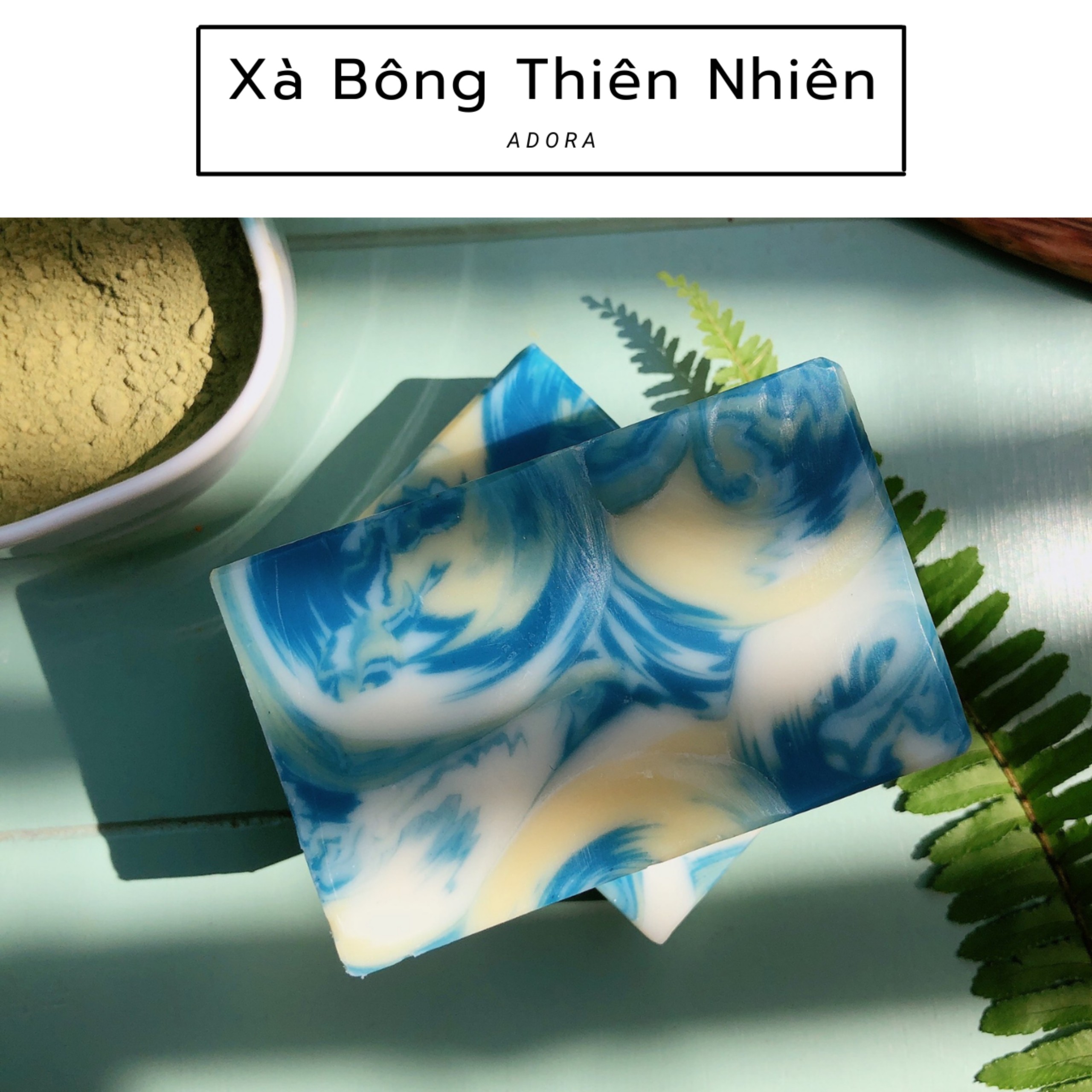 Xà bông sữa . bạc hà adora - milk . mint handmade soap