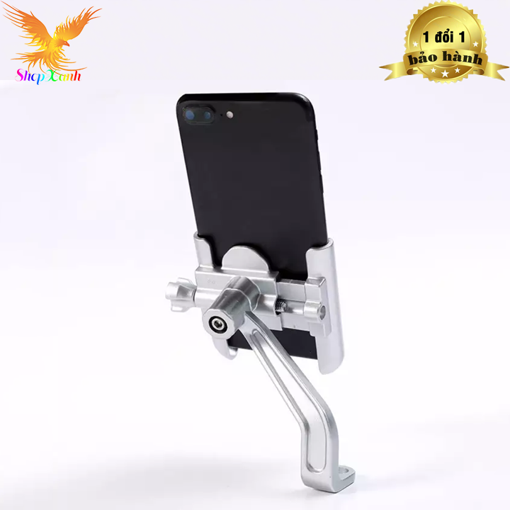 Kẹp điện thoại gắn xe máy inox model bg097_shopxanh pro