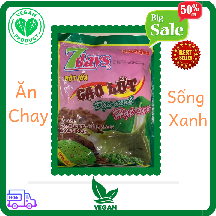 Bột sữa gạo lứt đậu xanh hạt sen