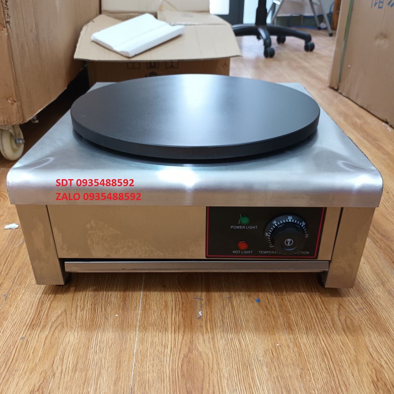 Máy làm bánh crepe thái lan sử dụng điện .Máy làm bánh kếp,bánh phèn.. Bảo hành 1 năm(hàng có sẵn)
