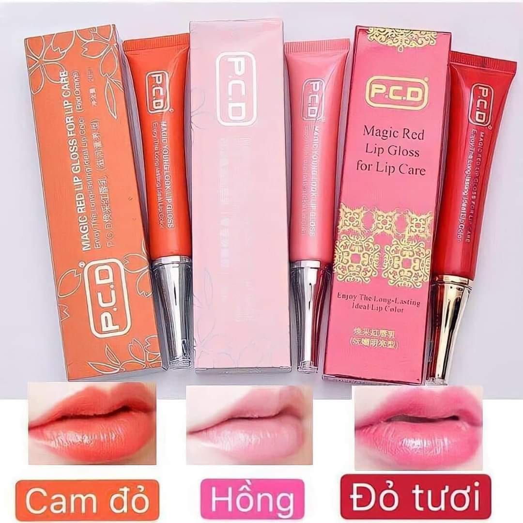 Son dưỡng kích màu PCD sau phun xăm môi