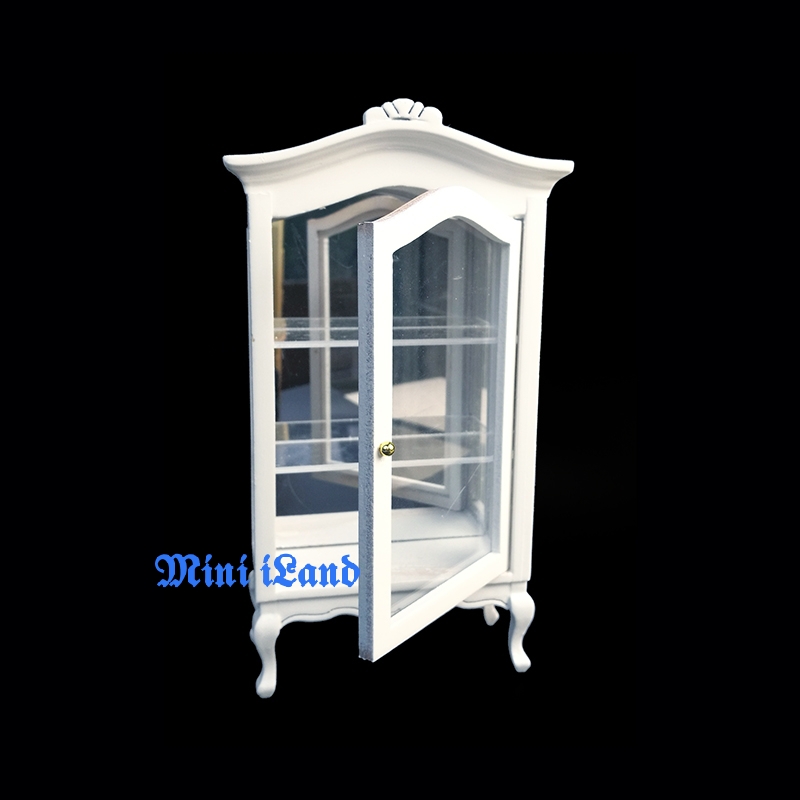 Nhà búp bê 1:12 tủ trưng bày mini iland