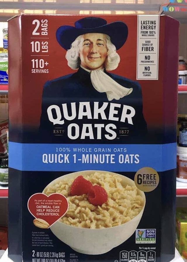Yến mạch Quaker Oats 4,52kg Quick One (cán vỡ)