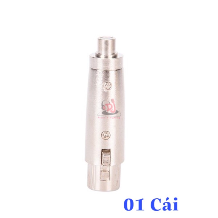 Jack chuyển đổi canon cái ra Av, 01 cái Jack hoa sen ra canon, jack out tín hiệu các thiết bị âm thanh