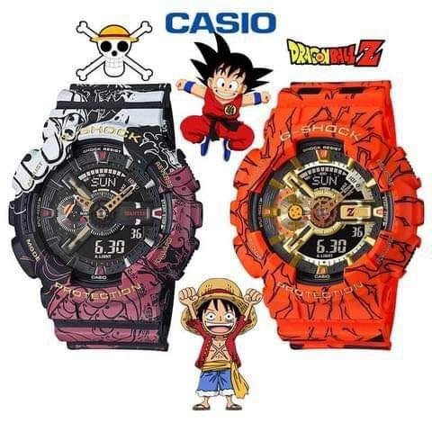 Đồng hồ thể thao nam g-shock ga110 one piece & dragonball đa chức năng ảnh & clip thật