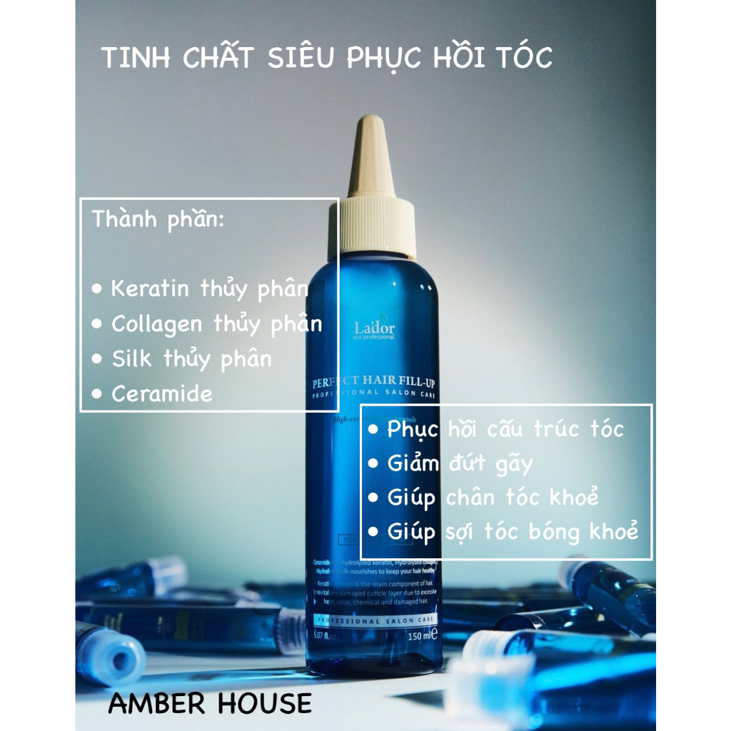 Tinh chất phục hồi tóc chuyên sâu Lador Perfect Hair Fill Up Ampoule