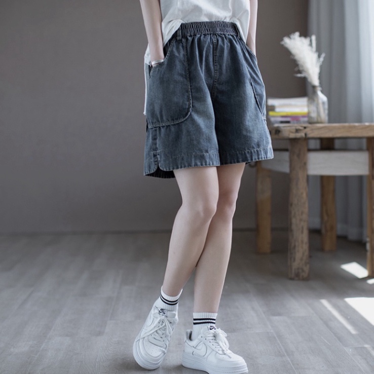 Quần đùi jean nữ đủ size từ 40-90kg mã j04