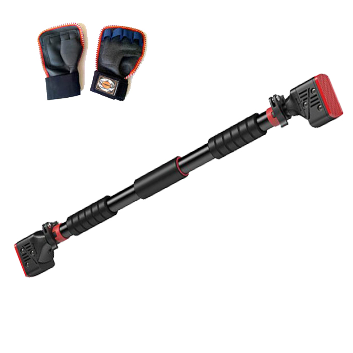 Xà Đơn Treo Tường Gắn Cửa Thế Hệ Mới Nhất 2021 (KT 72-105cm) + Tặng Kèm Găng Tay Tập Xà