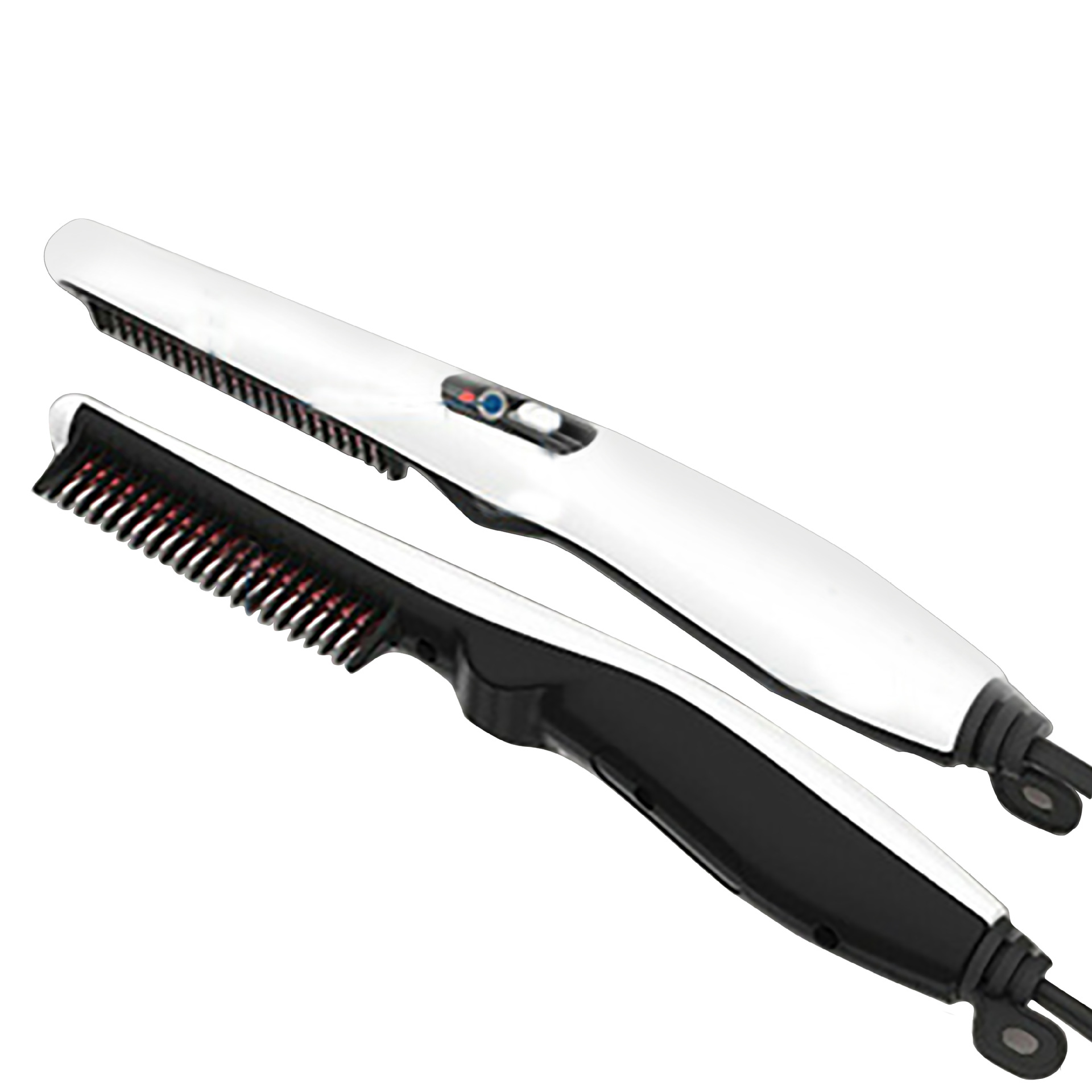 Lược điện uốn tóc râu đa năng 8407 lược điện tạo kiểu tóc lược duỗi uốn cong lược uốn tóc lược tạo kiểu tóc tại nhà chải râu