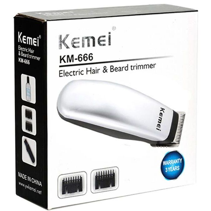Tông Đơ Cắt Tóc Tỉa Lông Vùng Kín Kemei Nhỏ Gọn Du Lịch Kemei KM-666  FULLBOX [ Tặng Kèm 1 Pin AAA ]
