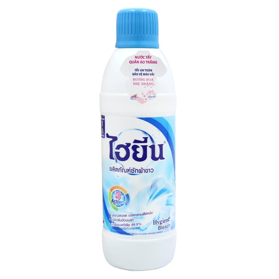 [HCM]Nước tẩy quần áo trắng Hygiene 500ml Thái Lan (Màu Xanh)