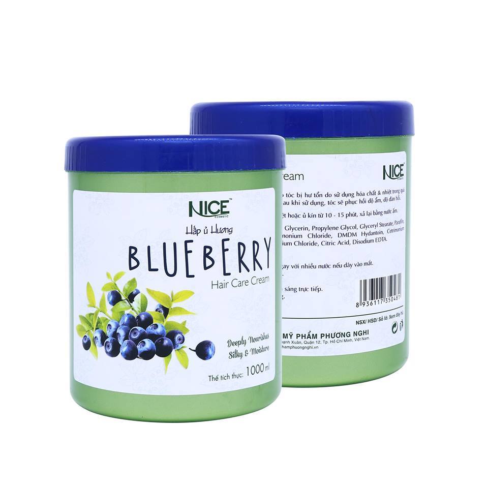 Kem hấp dầu Nice hương Blueberry 1000ml