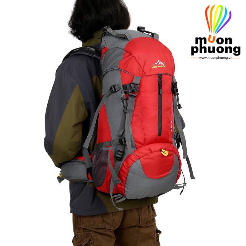 Balo dã ngoại leo núi chống thấm nước balo trekking 45 lít - MUÔN PHƯƠNG SHOP