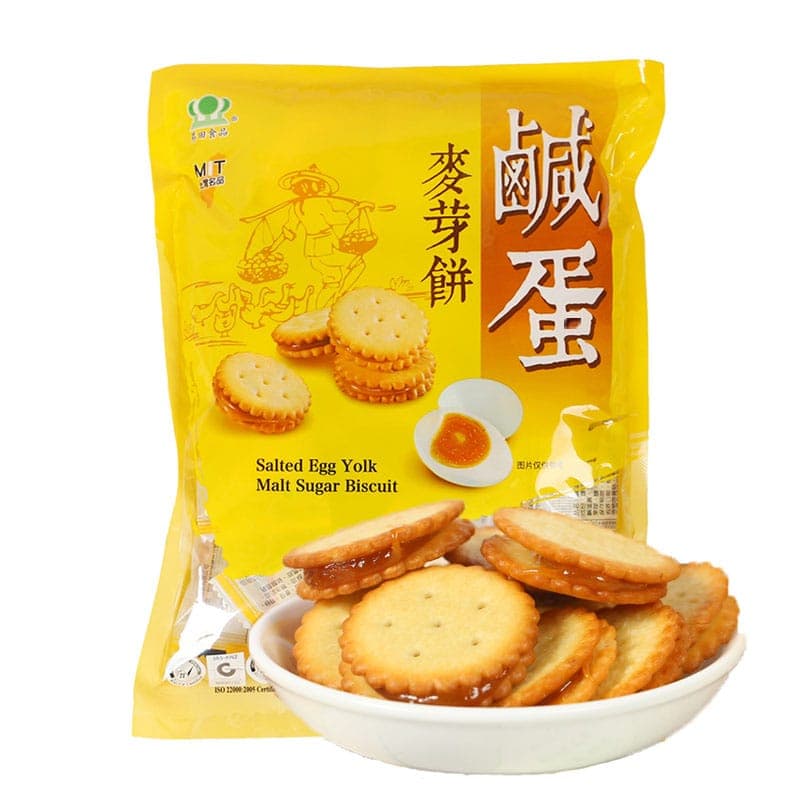 [Date T3/2024] Bánh quy trứng muối bịch 500gr - Đài Loan