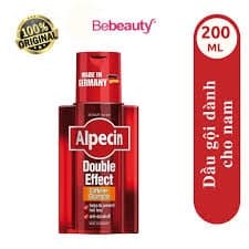 Dầu gội dưỡng chất alpecin của đức dành cho nam tác động kép giảm rụng tóc và ngăn gàu