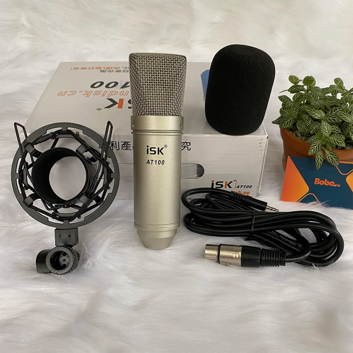 Micro thu âm isk at100 loại 1 chính hãng có mã imei, micro thu âm livestream isk-at100 . mic thu âm at100 chuyên nghiệp. micro thu âm isk - at100 cao cấp . mic thu âm at-100