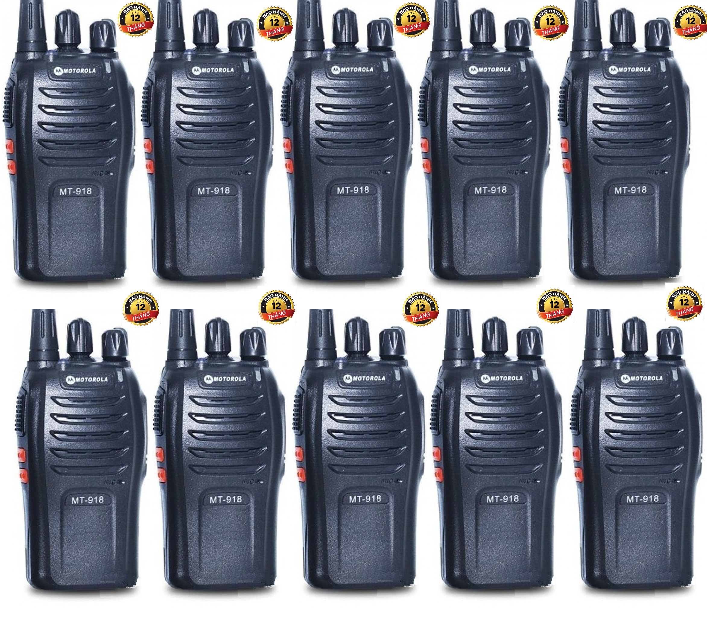 Bộ 10 bộ đàm motorola mt918
