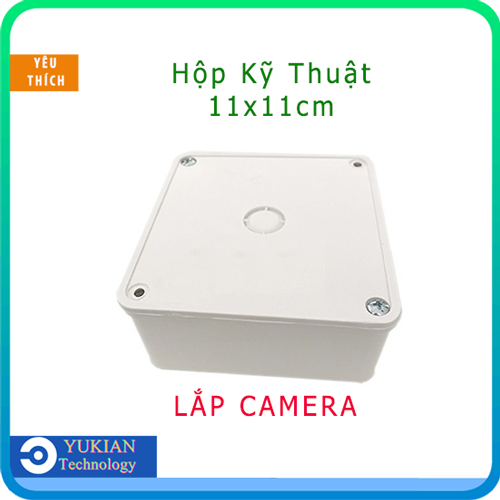 [HCM]Hộp kỹ thuật thi công Camera giám sát Camera IP Wifi  kích thước 11*11*5 cm loại chống nước an toàn tuyệt đối