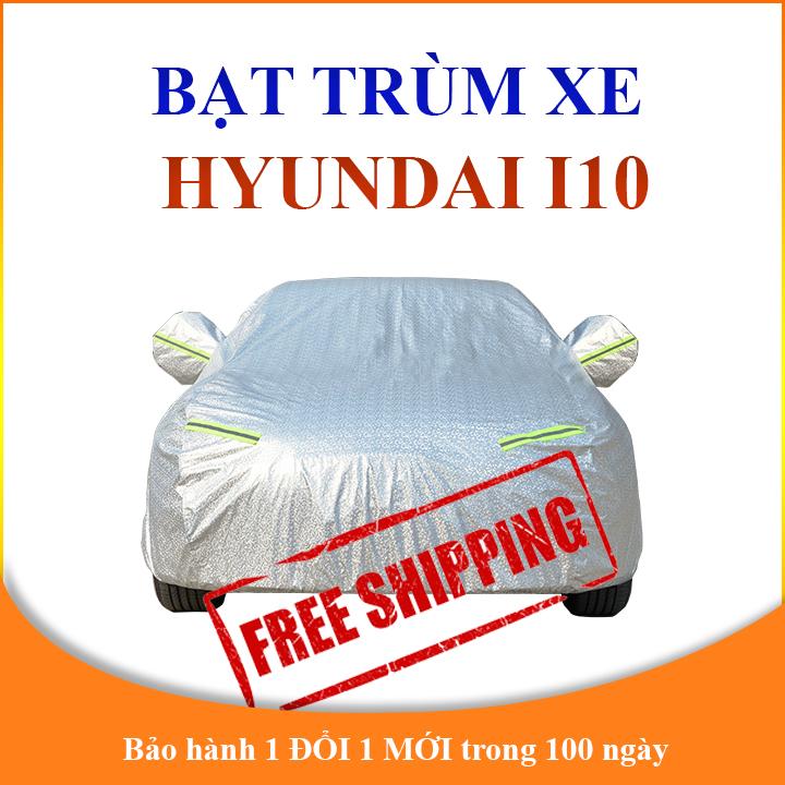 Bạt che phủ xe ô tô Hyundai Grand i10 SEDAN chống nắng mưa, bạt trùm xe ô tô vải dù 3 lớp chống nóng không thấm nước