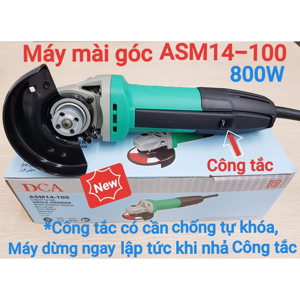 Máy mài góc dca 800w asm14-100