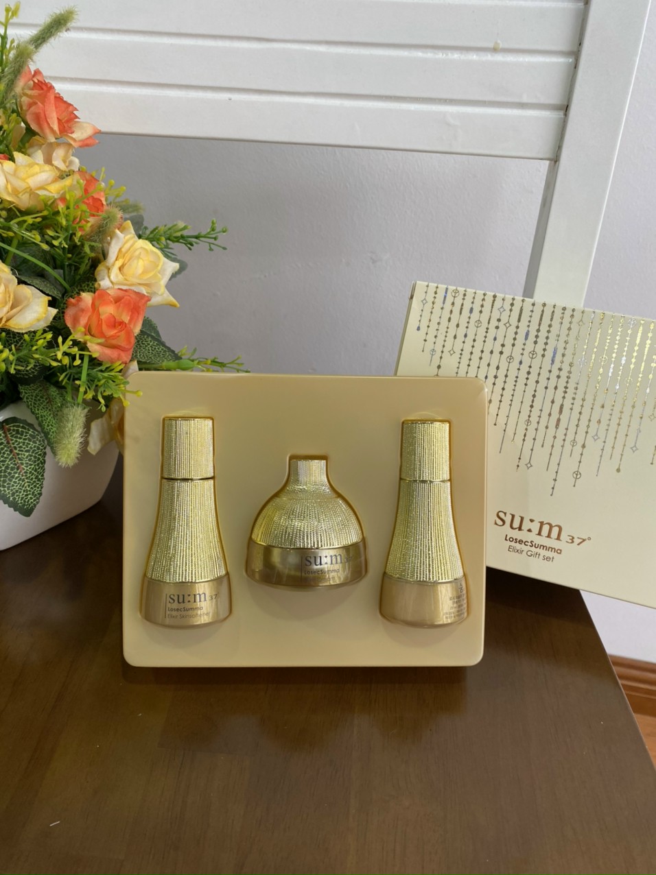Sét dưỡng mini tái sinh da cao cấp su:m37 losec summa elixir gift set -vifashop