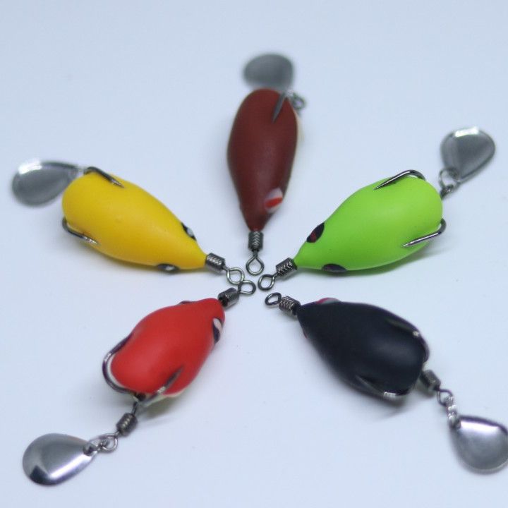 Mồi nhái hơi F35 . Mồi giả câu cá lóc siêu nhạy , mồi nhái hơi f35 được làm bằng cao su mềm , dễ dàng đóng cá