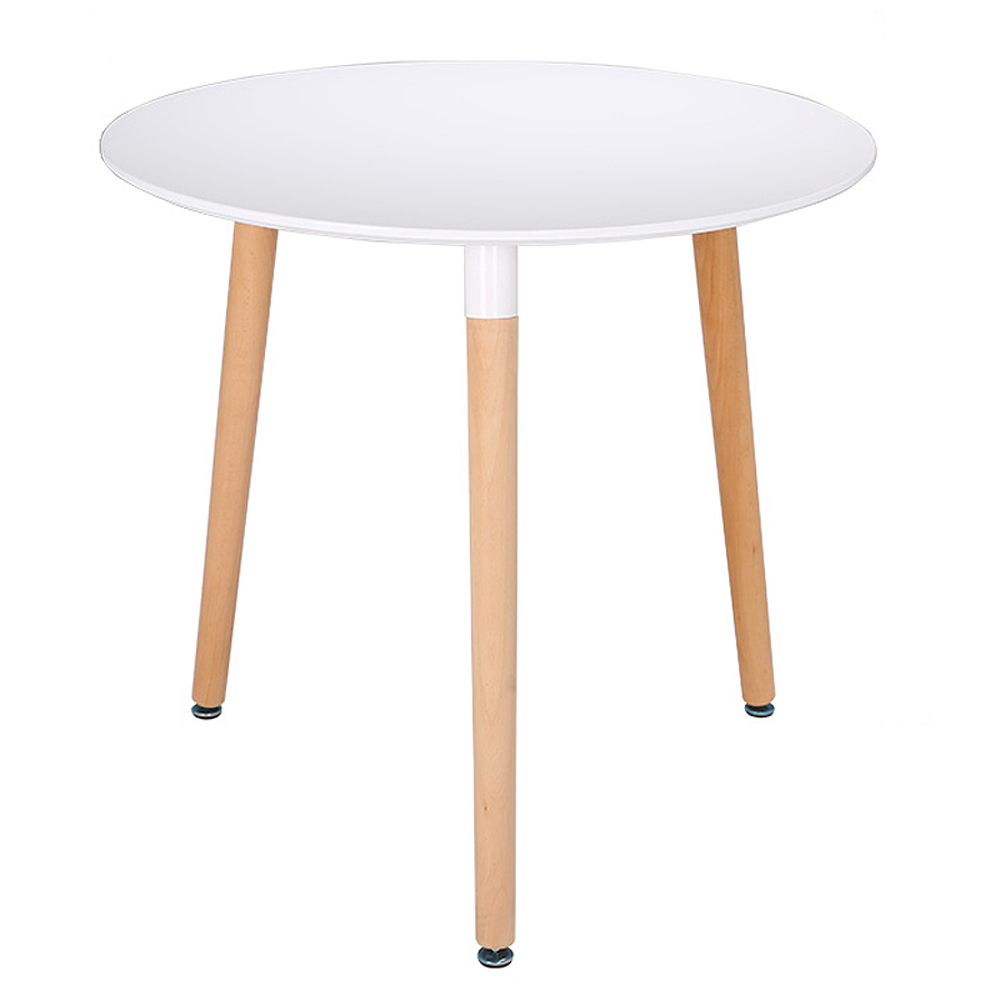 Bàn tròn Eames hàng loại 1 , mặt gỗ phủ composite cao cấp , Phong cách Scandinavian