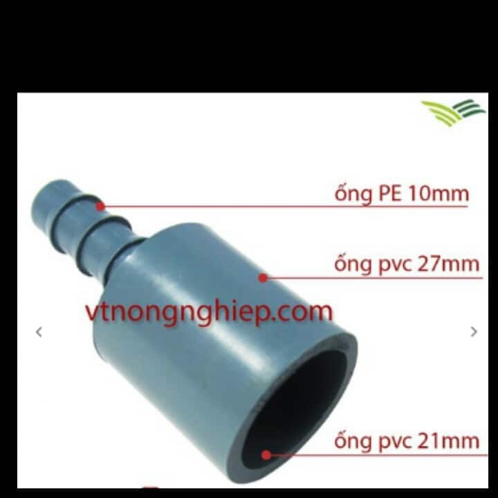 cút nối ống nước 21-27- đuôi 10, 12 ly