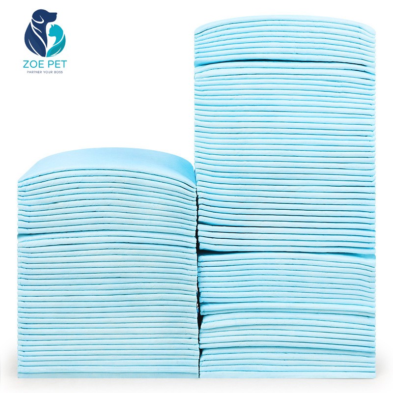 TẤM LÓT CHUỒNG - THẤM HÚT NƯỚC TIỂU VỆ SINH CHUỒNG, LÓT Ổ ĐẺ CHO CHÓ MÈO CON  SIZE 33X45 (100 MIẾNG)