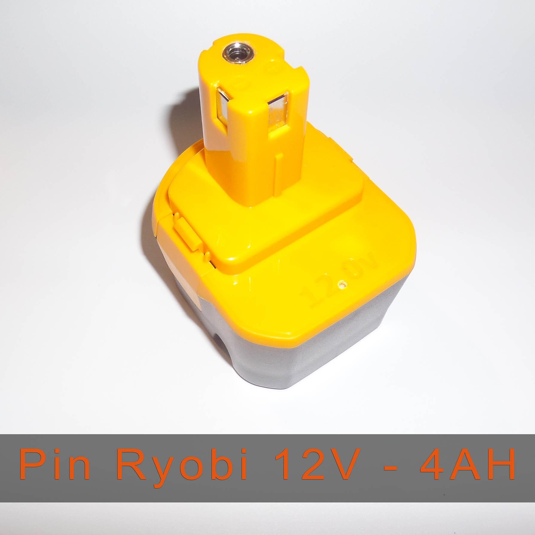 Pin ryobi 12v li-ion 3s2p dung lượng 4ah - mạch bms 30a