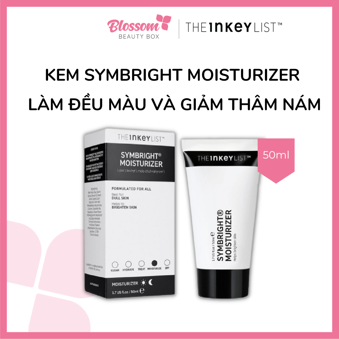 Kem dưỡng ẩm làm sáng da The INKEY List Symbright Moisturizer