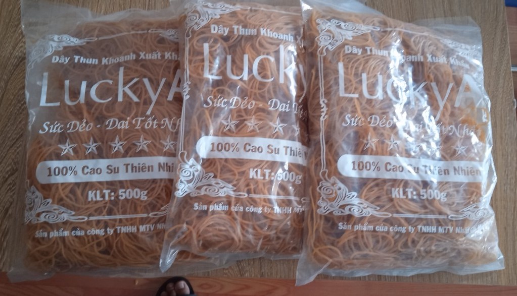 Dây thun vàng vòng lớn dẻo - 1bịch 0.5kg talimisu