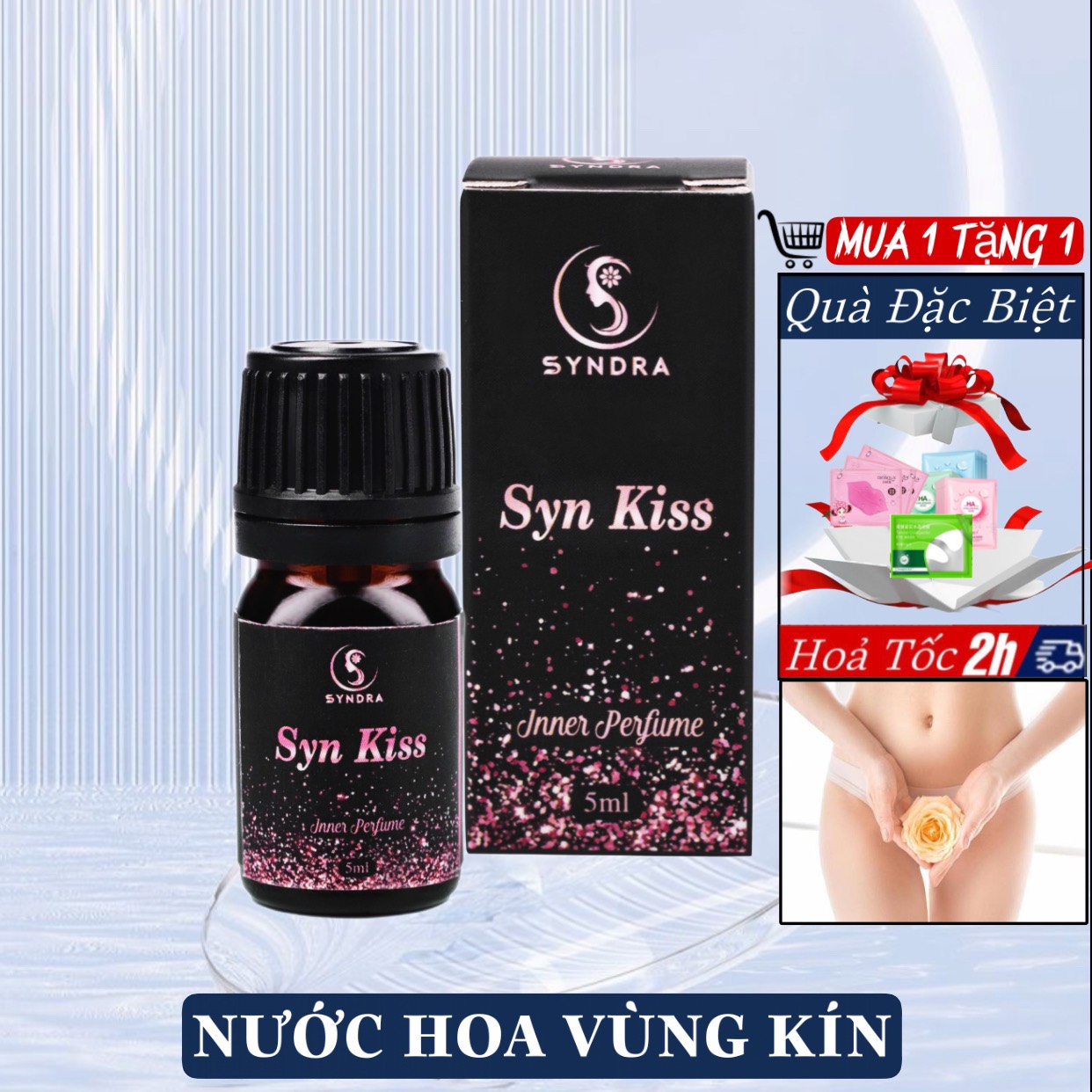 Nước Hoa Vùng Kín SYN KISS Hương Dịu Nhẹ 5ml