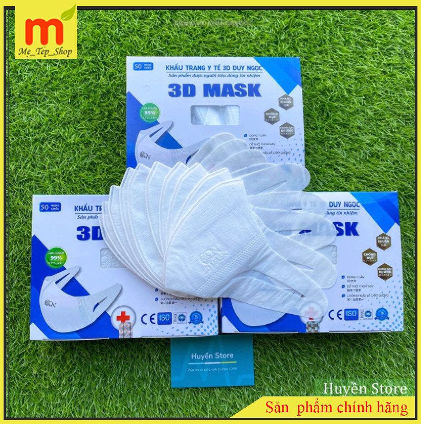 Hộp 50 cái khẩu trang 3d mask công nghệ nhật bản