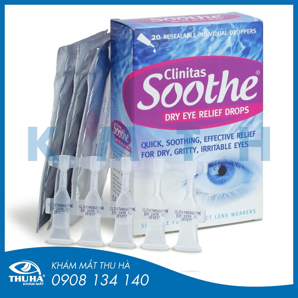 Dung dịch nhỏ mắt clinitas® soothe 0.4%