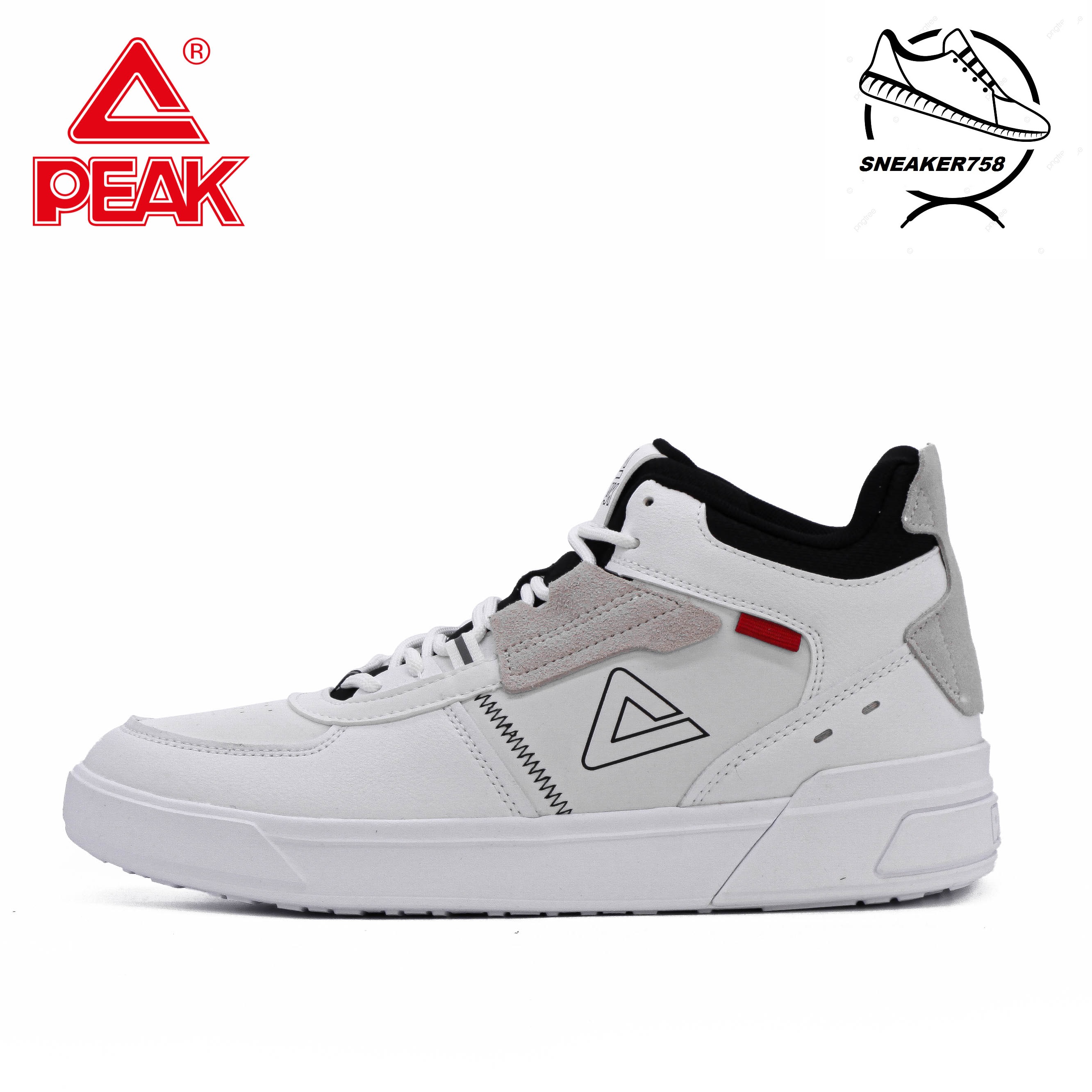 Giày thể thao peak culture e14611b – màu trắng đen