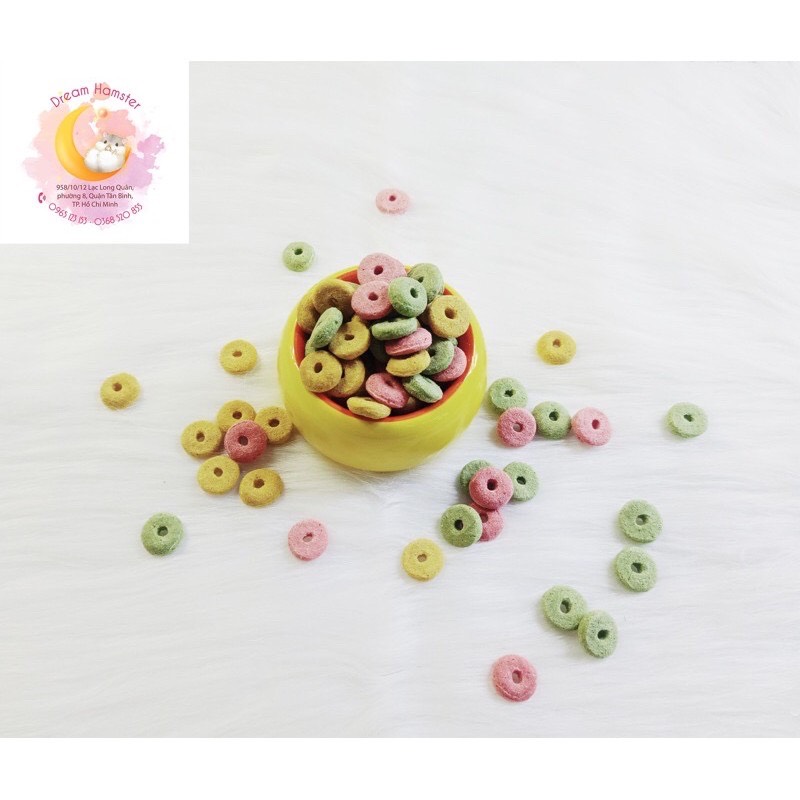 Snack vòng rau củ cho hamster