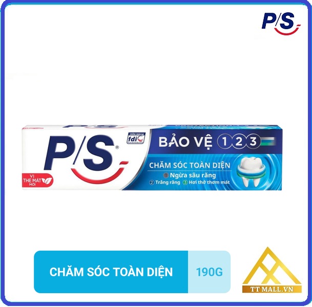 Kem Đánh Răng P/S Bảo Vệ 123 Chăm Sóc Toàn Diện 180g