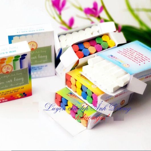 Phấn lục giác mầu ánh dương hộp 12 cái