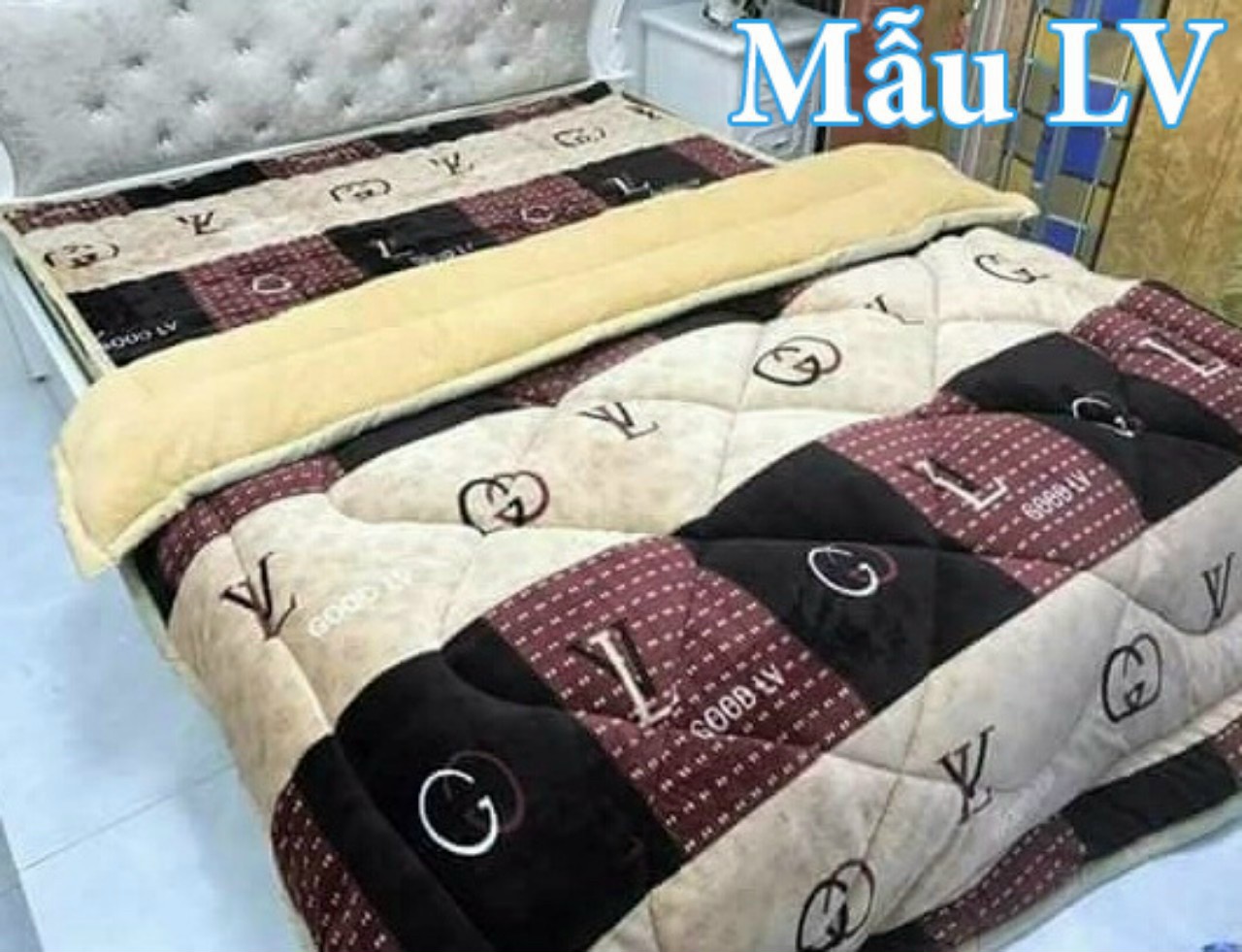 Chăn thu đông chăn lông cừu chăn loại dày ấm