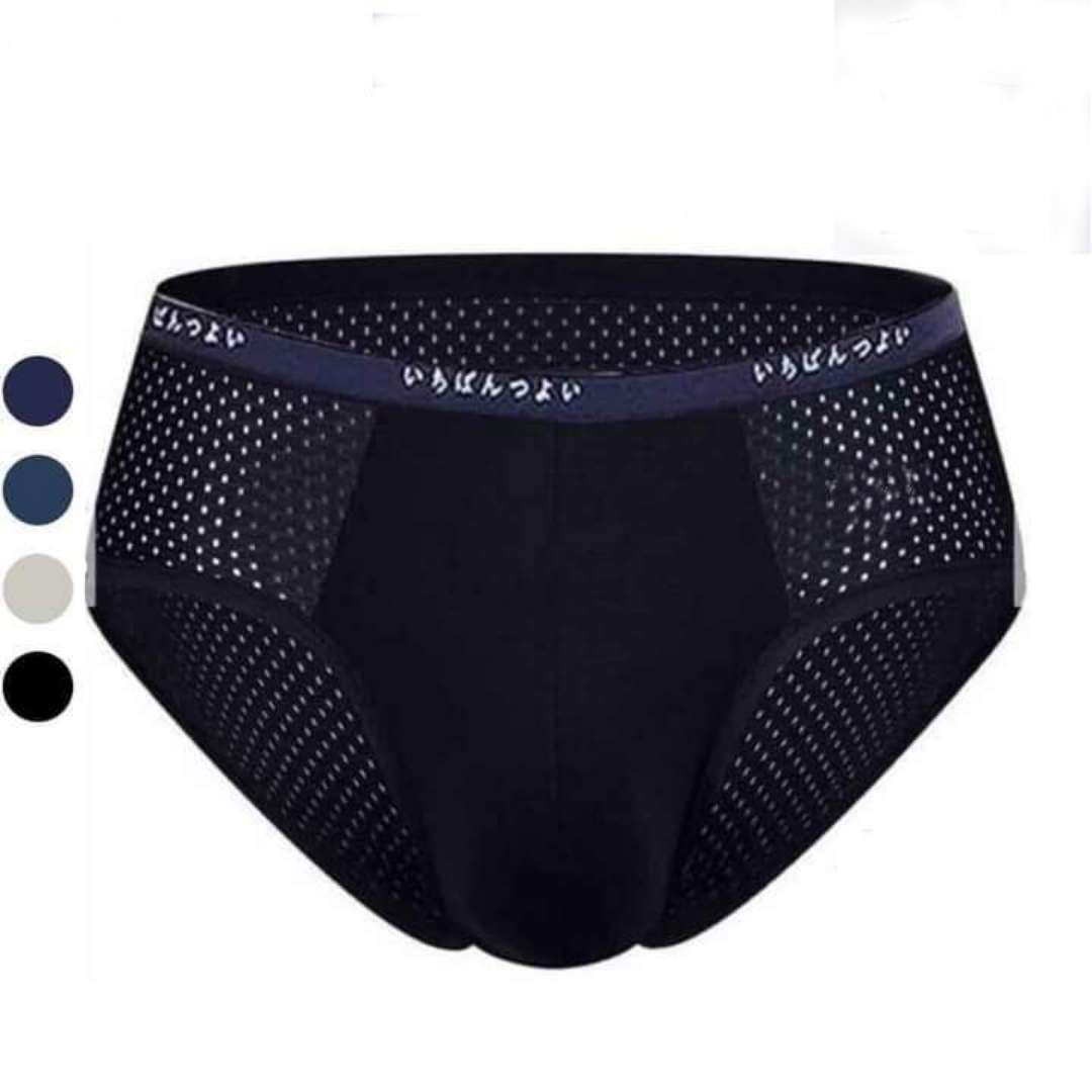  Quần Lót Tam Giác Nam Thông Hơi Xuất Nhật - Chất Liệu Thông Hơi Cực Mát - Co Giãn 4 Chiều Rất Tốt - Quần Ship Nam Cao Cấp 