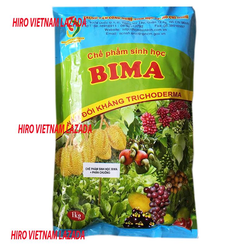 Chế phẩm sinh học BIMA chứa nấm đối kháng Tricoderma - ủ phân và kháng bệnh (1kg)