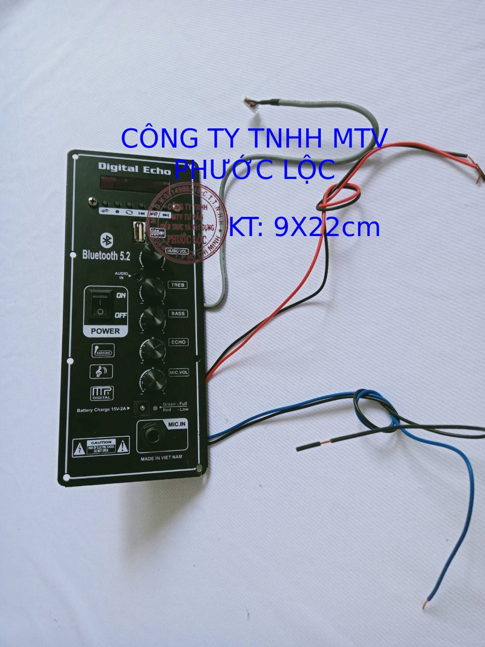 Mạch loa kéo 2 tấc đến 2.5 tấc- 1 kênh
